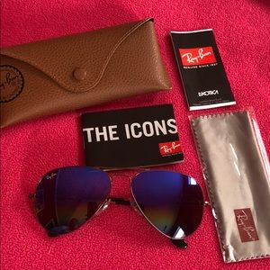 🍭 Ray-Ban RB3025 58 Rainbow Aviator